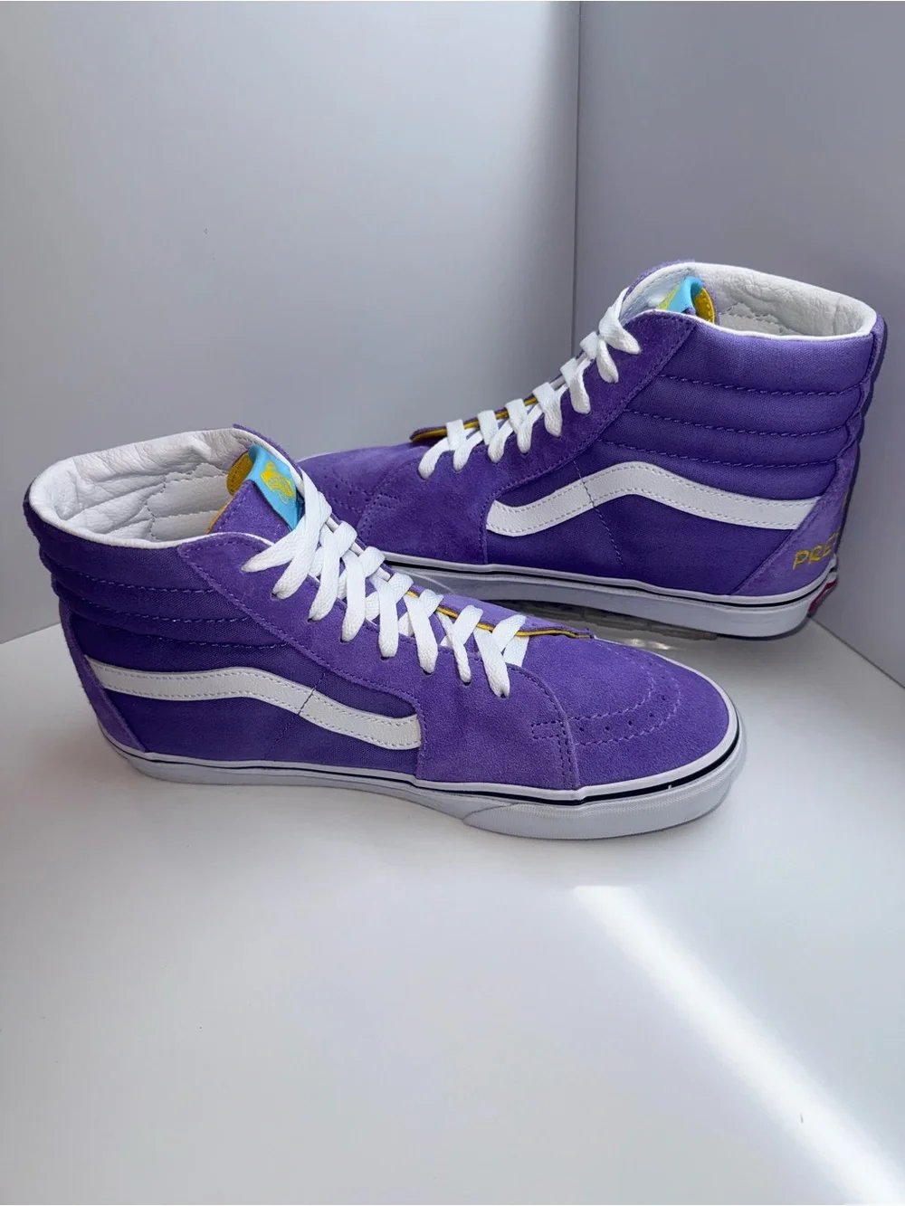 Vans x The Simpsons Sk8-Hi Lisa For President Purple High Top Sneaker M8.5|W10